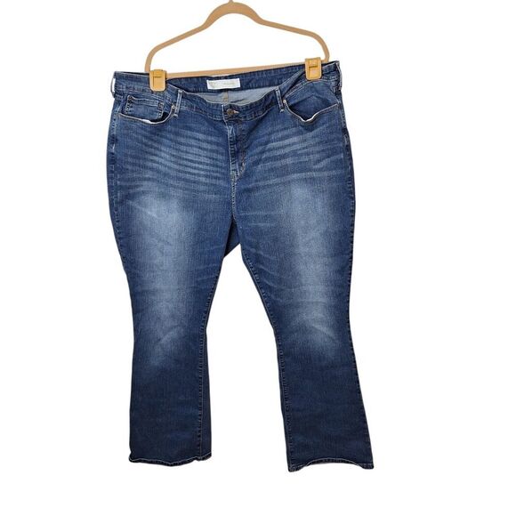 Signature Gold by Levi Strauss Womens 28M Mid‎ Rise Bootcut Jeans Medium Wash - Picture 1 of 10